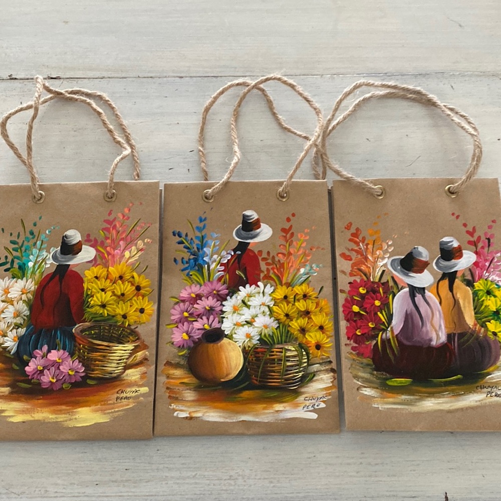 Peruvian Artist Gift Bag Set of 3